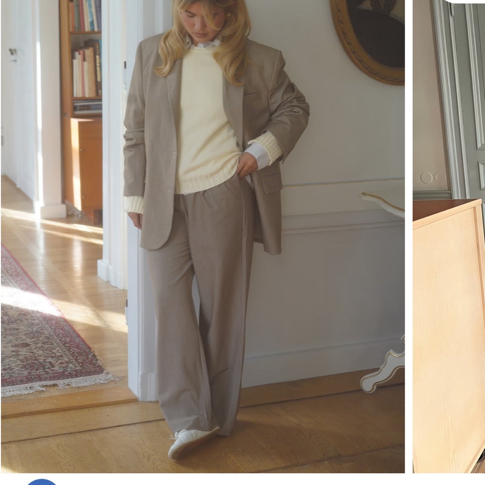 Djerf Avenue favorite pants in Oat size medium